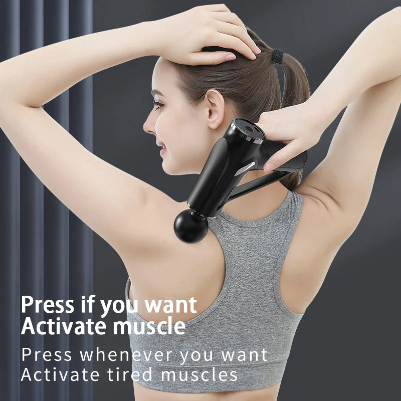 SITUOFUN Professional Electric Massage Gun with 32 Levels for Deep Tissue Relief and Muscle Relaxation