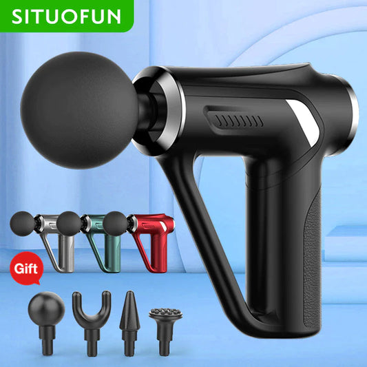SITUOFUN Professional Electric Massage Gun with 32 Levels for Deep Tissue Relief and Muscle Relaxation