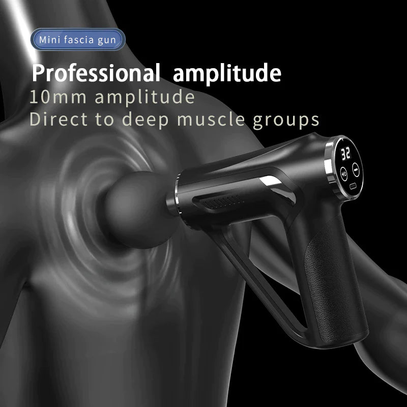 SITUOFUN Professional Electric Massage Gun with 32 Levels for Deep Tissue Relief and Muscle Relaxation
