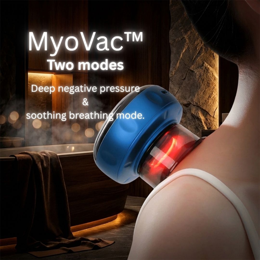 MyoVac™  Heated Cupping Massager for Targeted Muscle Release